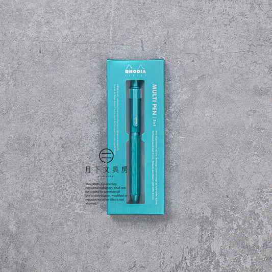 P-441 | RHODIA ScRipt MULTI PEN 3in1 限定復刻版 (綠松石)