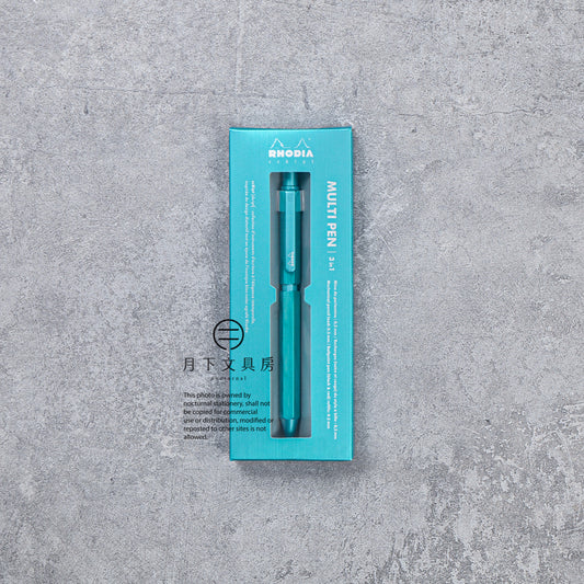 P-441 | RHODIA ScRipt MULTI PEN 3in1 限定復刻版 (綠松石)
