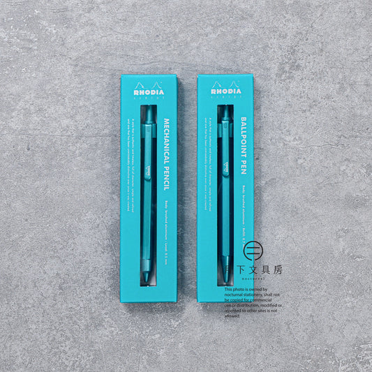 P-442 | RHODIA ScRipt 原子筆 / 鉛芯筆 限定復刻版 (綠松石）