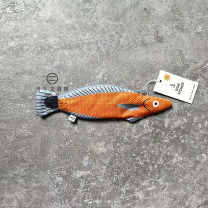 S-104 | DON FISHER 尖隆頭魚防水錢包 (橙色)