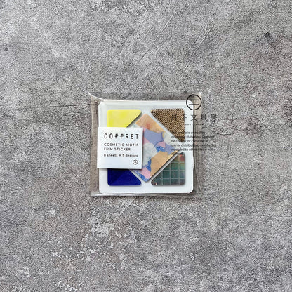 S-129 | HITOTOKI COFFRET Square 薄膜貼紙 (黃色)
