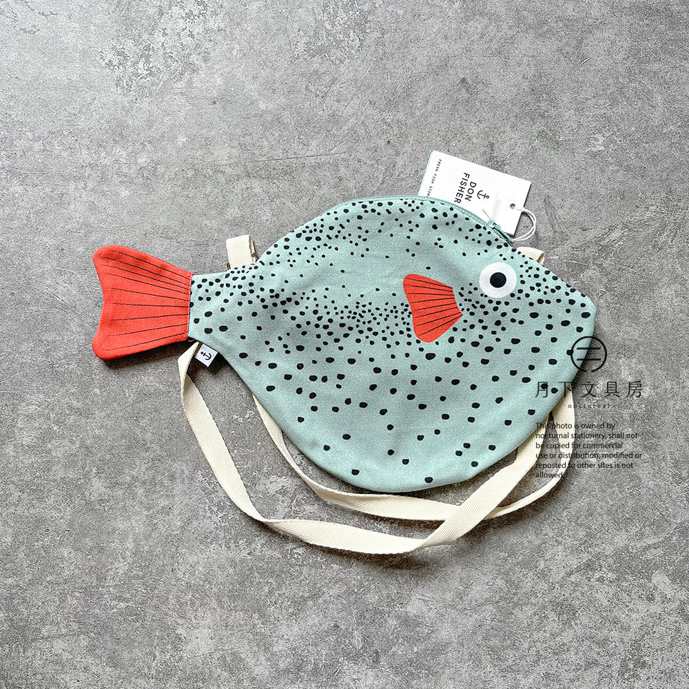 S-161 | DON FISHER 小河豚斜揹包