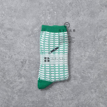 S-313 | GREEN FLASH garapago socks (原稿紙)