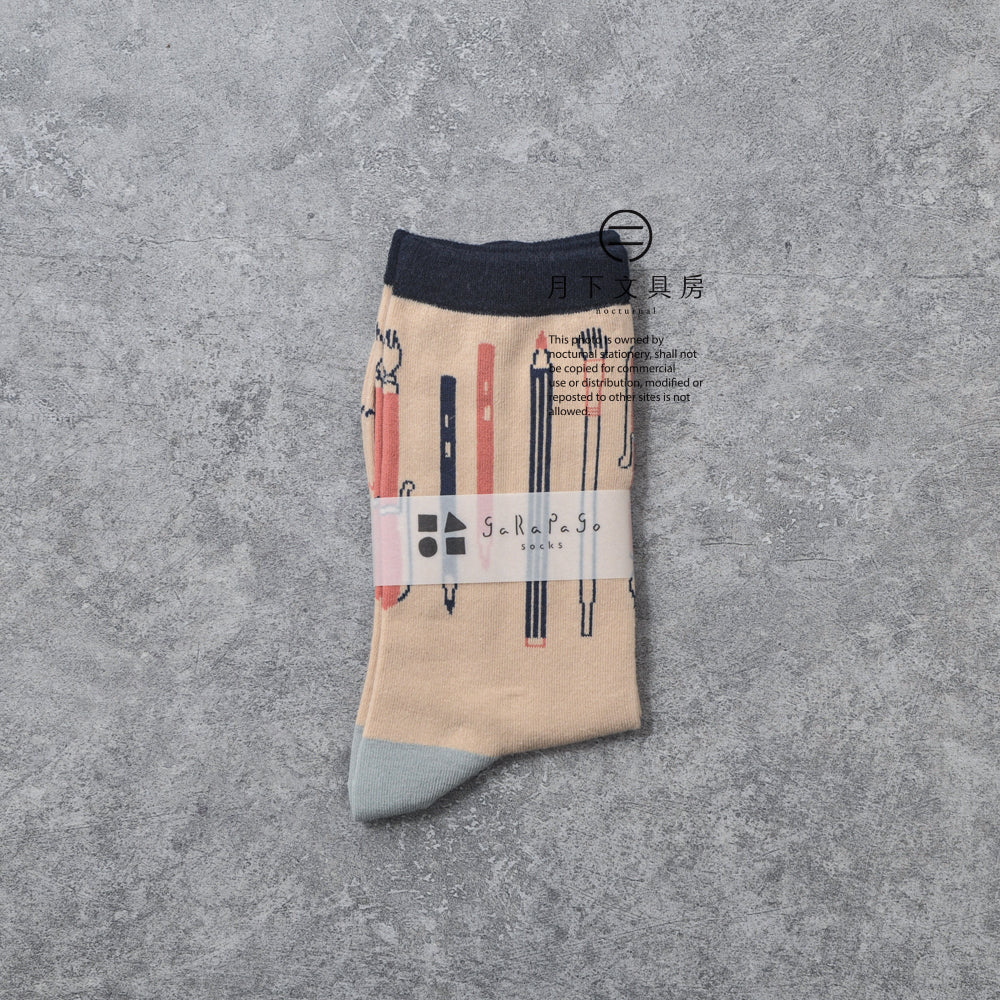 S-315 | GREEN FLASH garapago socks (書寫文具)