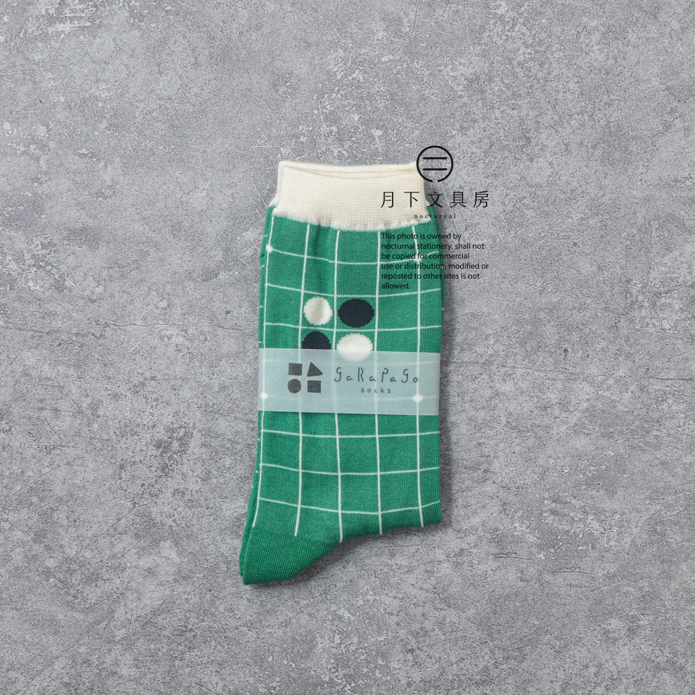 S-319 | GREEN FLASH garapago socks (桌遊)