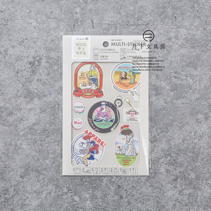 S-336 | SANBY MULTI-STICKER 多功能貼紙 (sankakeru)