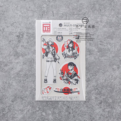 S-337 | SANBY MULTI-STICKER 多功能貼紙 (日本国娘)