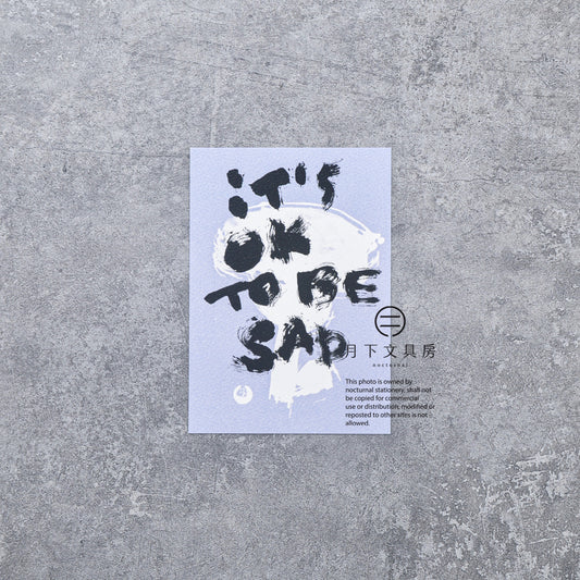 S-480 | 八八木 HOW are you 明信片 (IT'S OK TO BE SAD)