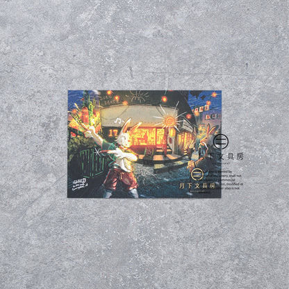 S-493 | 湯米酋長 x 月下文具房 活動紀念明信片