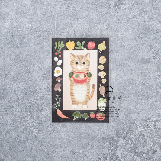 S-526 | 4legs 繪本中的貓 明信片 (曼基康貓)