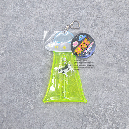 S-558C | SUN-STAR 未確認飛行系列 迷你收納袋 (螢光黃)