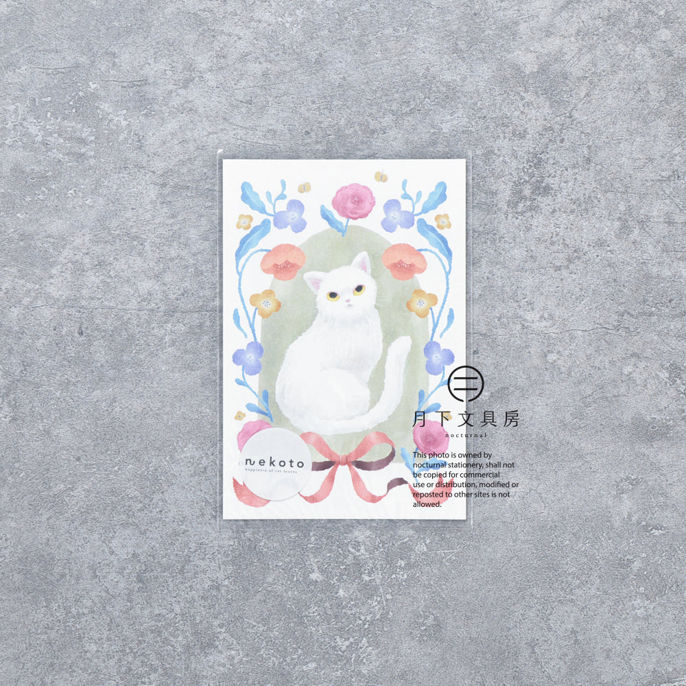S-593 | nekoto 明信片 (Yoko Uetake．在窗邊)