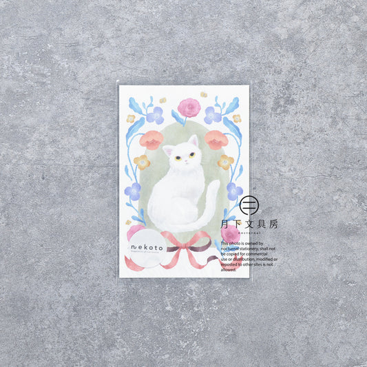S-593 | nekoto 明信片 (Yoko Uetake．在窗邊)