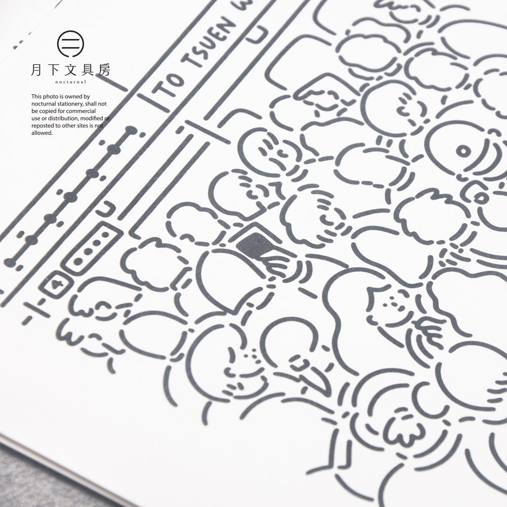 S-595 | MOVING DRAWING 桌上月曆 (2027)