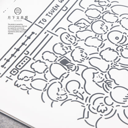 S-595 | MOVING DRAWING 桌上月曆 (2027)