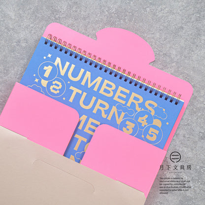 S-605 | PAPERMOMENTS 2027 Calendar: Live with Numbers 月曆