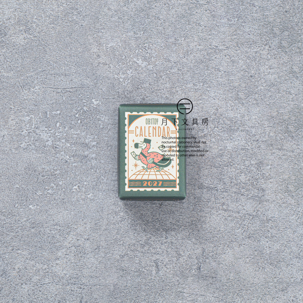 S-611 | SHINNIPPON CALENDAR x ob1toy 迷你便條日曆 (2027年版)