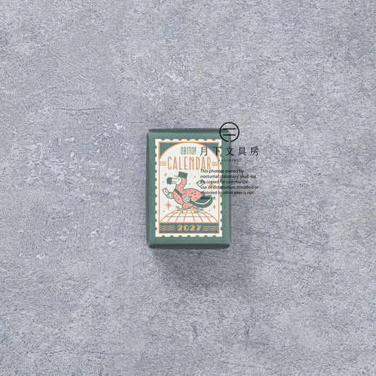 S-611 | SHINNIPPON CALENDAR x ob1toy 迷你便條日曆 (2027年版)