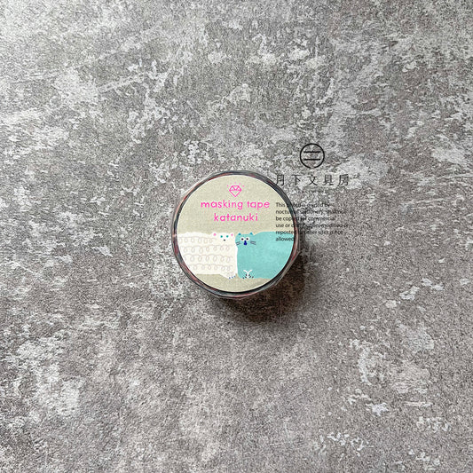 T-284 | AIUEO katanuki 和紙膠帶 (NYAN label)