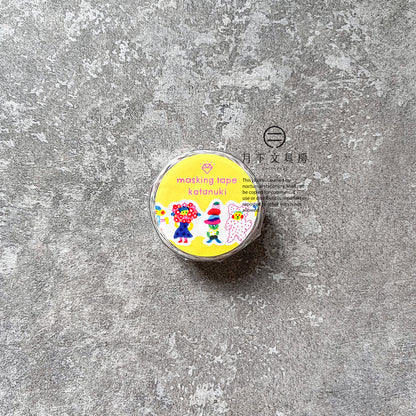T-287 | AIUEO katanuki 和紙膠帶 (fashion monster)