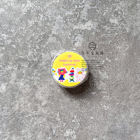 T-287 | AIUEO katanuki 和紙膠帶 (fashion monster)
