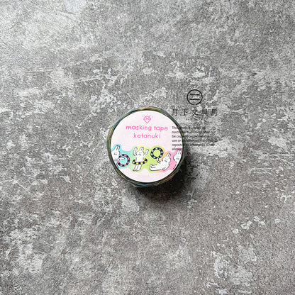 T-291 | AIUEO katanuki 和紙膠帶 (UB-hoop)