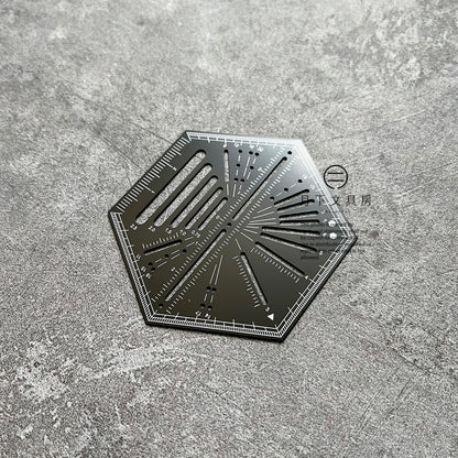 T-336 | YUAN DESIGN STUDIO Hexagonal Ruler (多邊形尺)