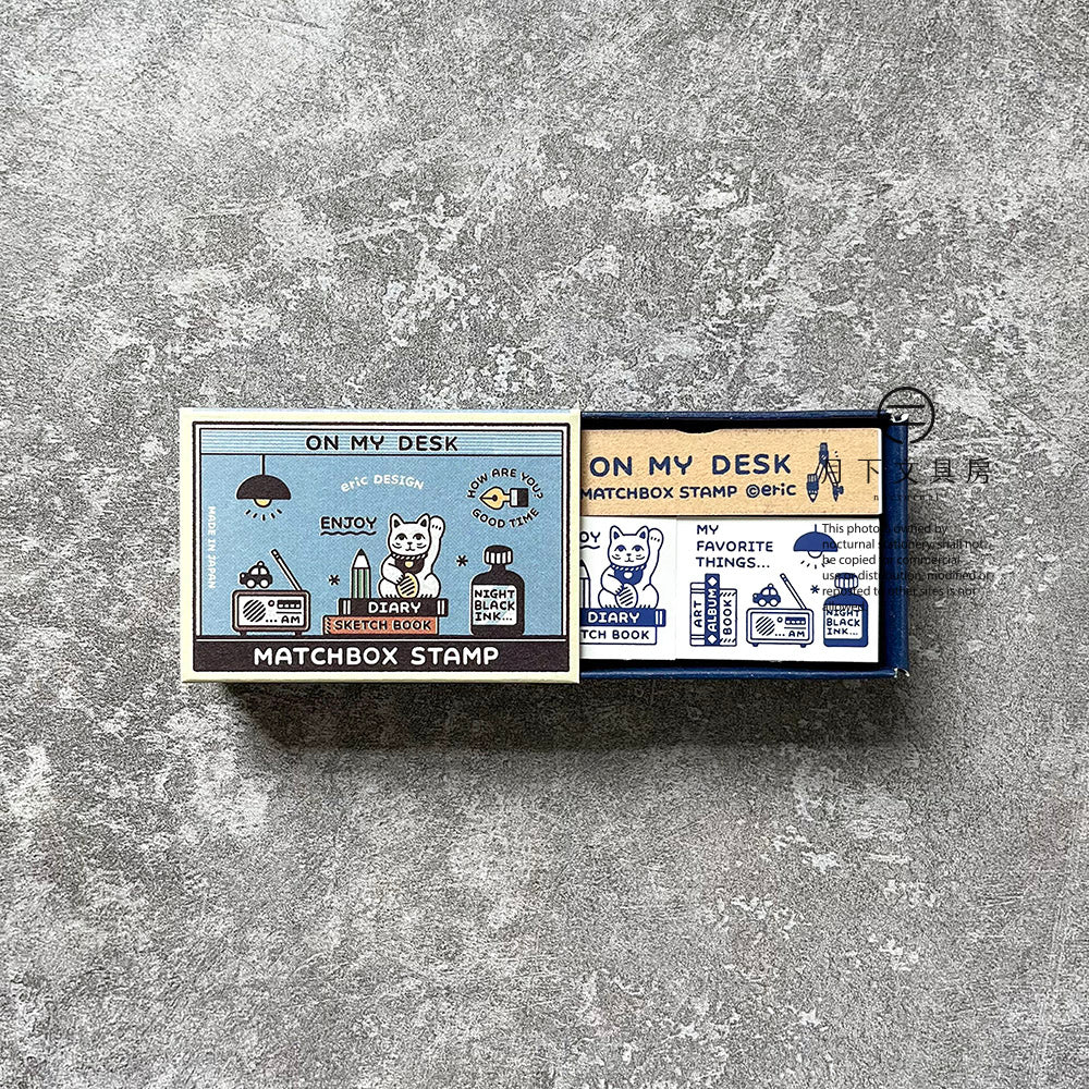 T-352 | SANBY x eric MATCHBOX STAMP 印章 (ON MY DESK)