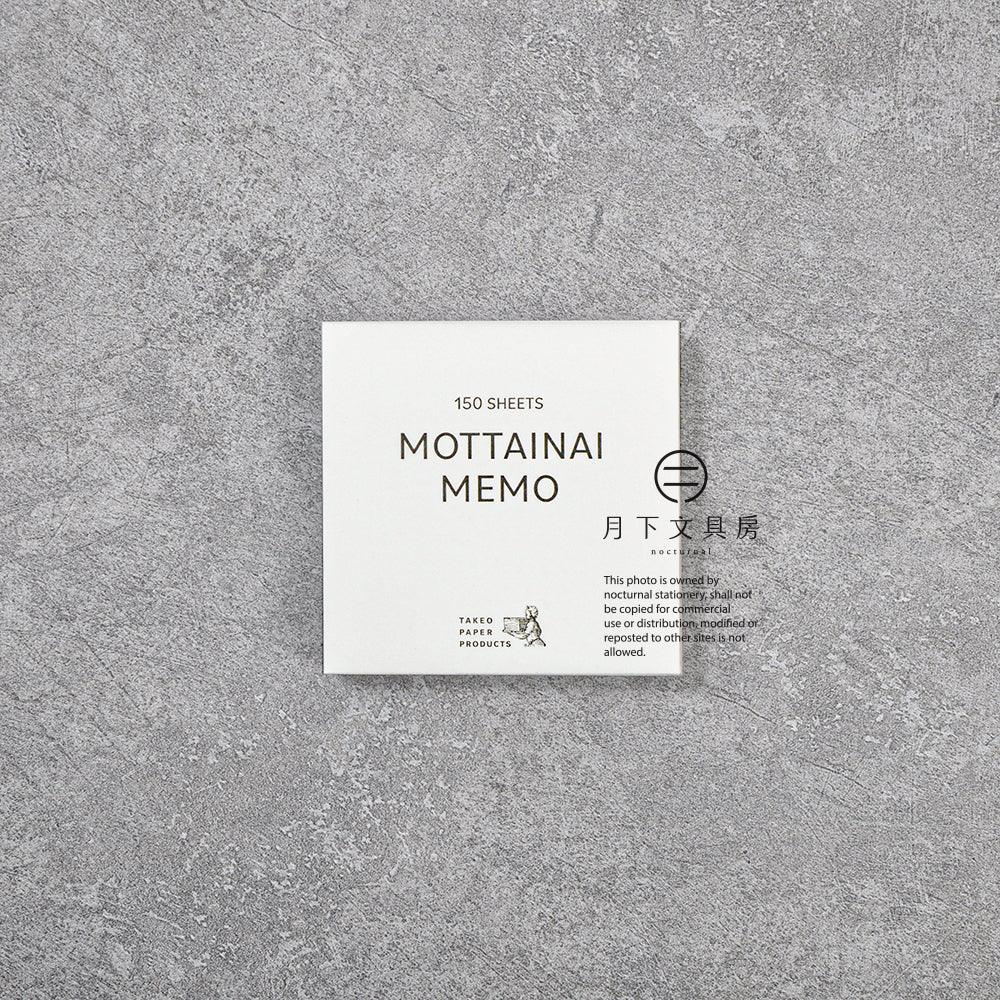 T-380 | TAKEO MOTTAINAI MEMO 花紋便條紙 05