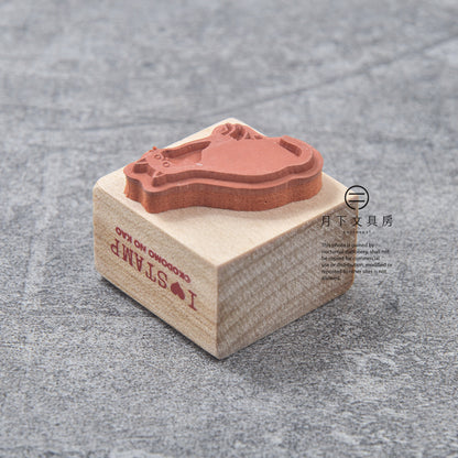 T-634 | KODOMO NO KAO I LOVE STAMP 印章系列 (靴下貓)