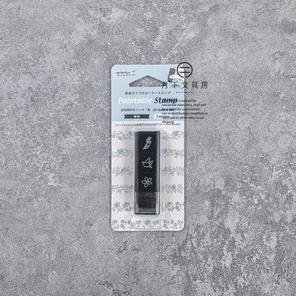 T-651 | MIDORI Paintable Stamp Roller 浸透印 (植物)