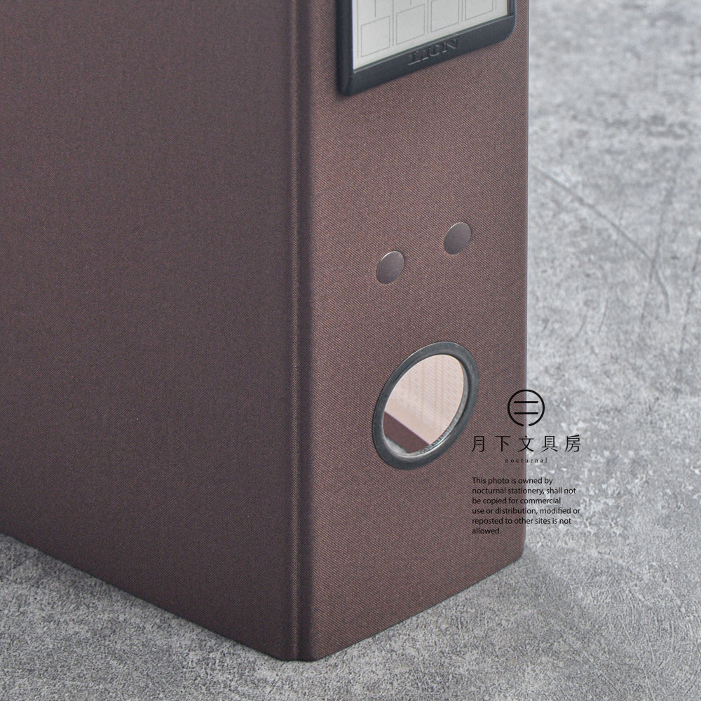 T-773 | CRAFT DESIGN TECHNOLOGY 雙孔文件夾 (深啡)