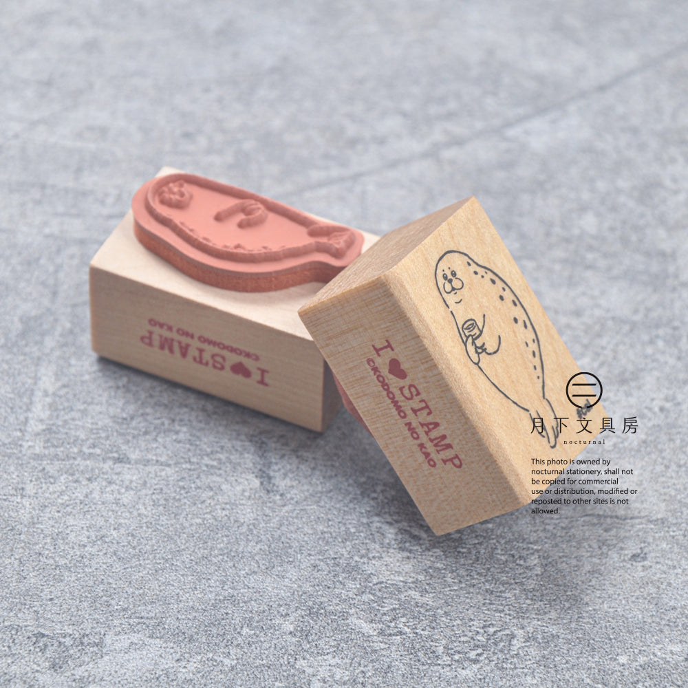 T-858 | KODOMO NO KAO I LOVE STAMP 印章系列 (海豹)