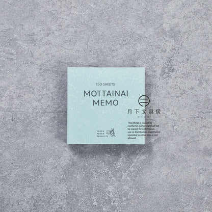 T-906 | TAKEO MOTTAINAI MEMO 花紋便條紙 30