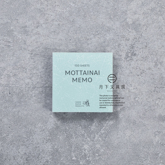 T-906 | TAKEO MOTTAINAI MEMO 花紋便條紙 30