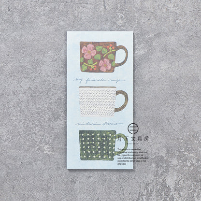 T-969 | 表現社 x 淺野綠 一筆箋 (My favorite mugs)