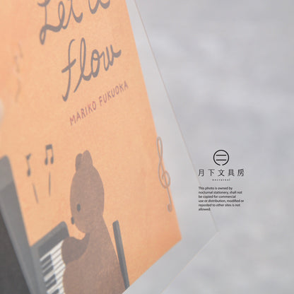 T-971 | 表現社 x 福岡麻利子 特厚便條本 (Let it flow)