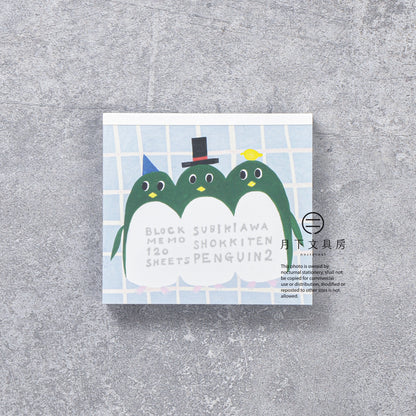 T-972 | 表現社 x Subikiawa. 特厚便條本 (PENGUIN2)