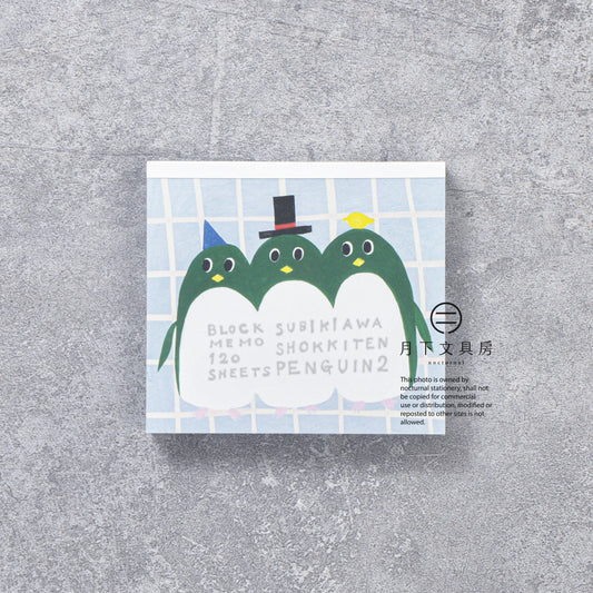 T-972 | 表現社 x Subikiawa. 特厚便條本 (PENGUIN2)
