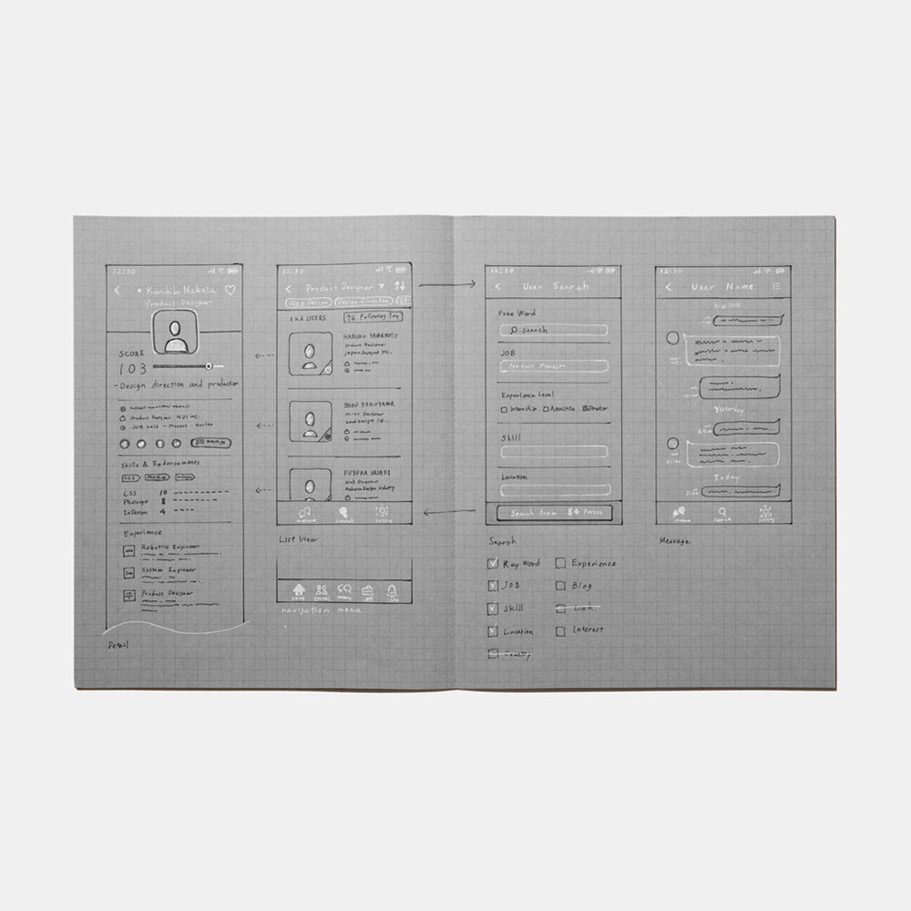 B-42 | KOKUYO 黑與白筆記本