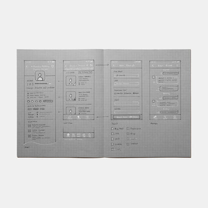 B-42 | KOKUYO 黑與白筆記本