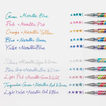 P-132 | PENTEL Hybrid Dual Metallic 5周年限定版 (單支)