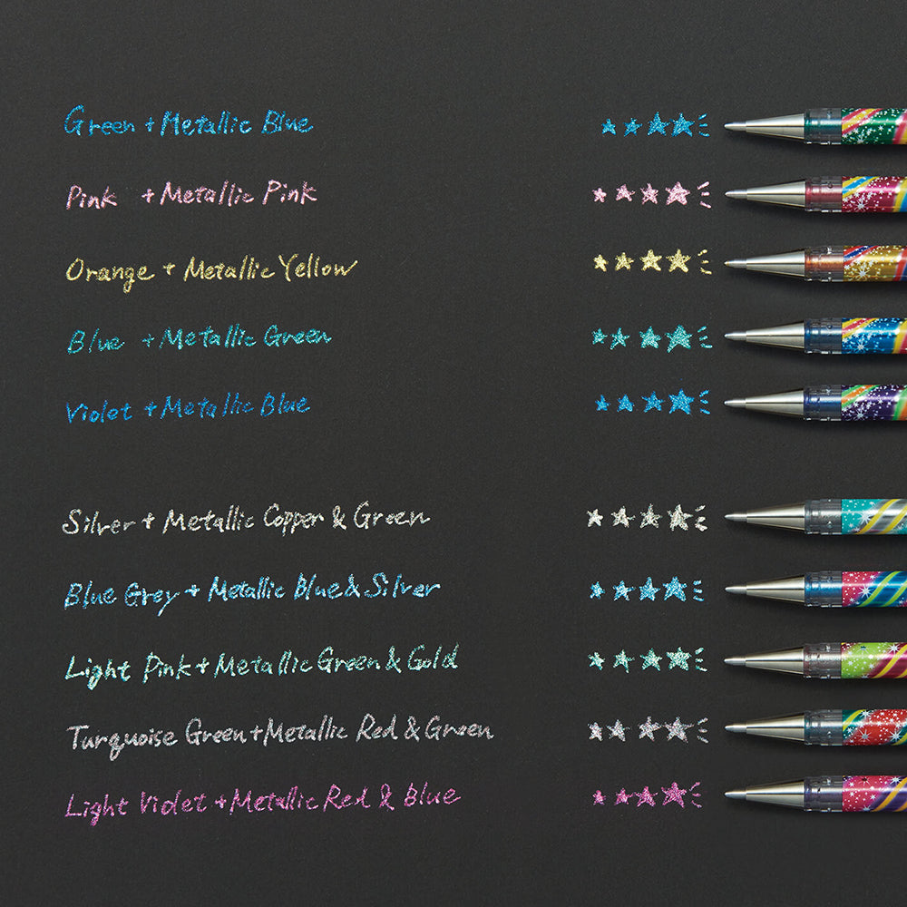 P-130 | PENTEL Hybrid Dual Metallic 5周年限定版 (5色組)