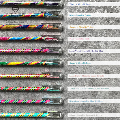 P-132 | PENTEL Hybrid Dual Metallic 5周年限定版 (單支)
