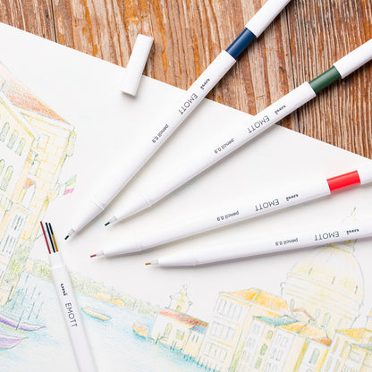 P-142 | UNI EMOTT pencil 彩色鉛芯筆 No.1 - No.3 (4色組)