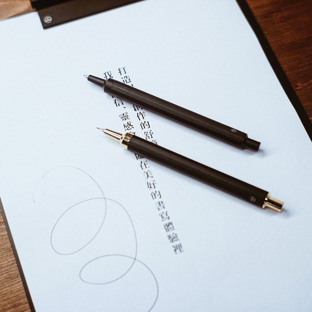 P-148 | HMM Pencil 鉛芯筆 0.7mm (黑色/金色)