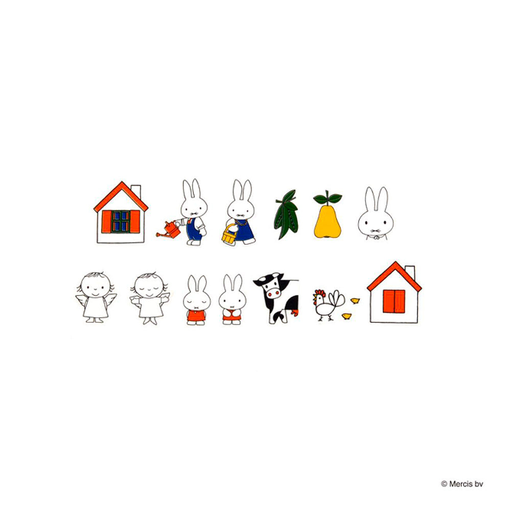 S-26 | BANDE Miffy 紙膠帶貼紙 (故事貼紙/表情貼紙)