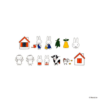 S-26 | BANDE Miffy 紙膠帶貼紙 (故事貼紙/表情貼紙)