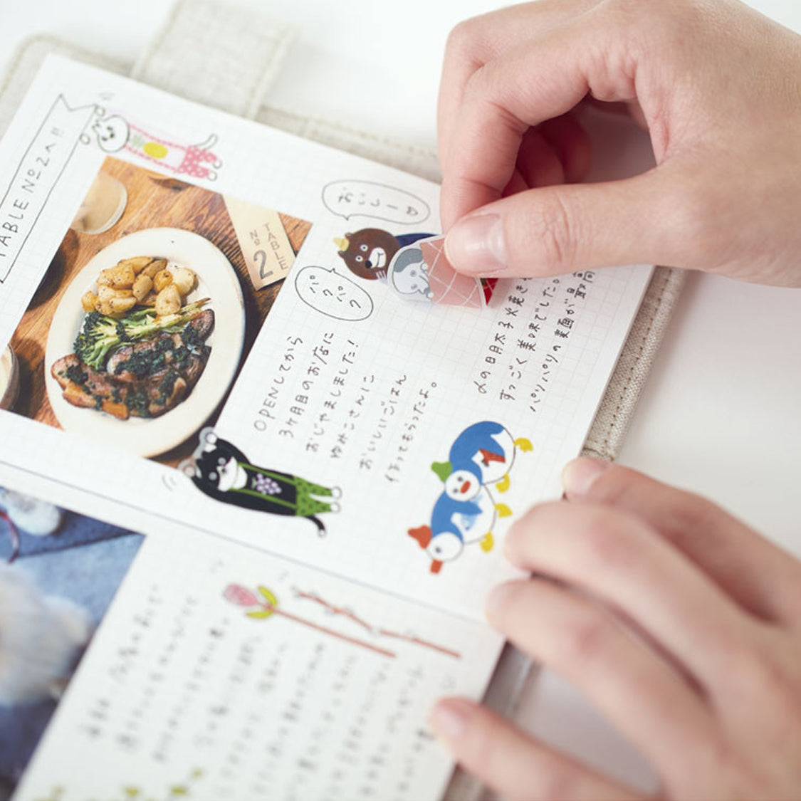 S-62 | HITOTOKI 大貼紙系列 (食物)