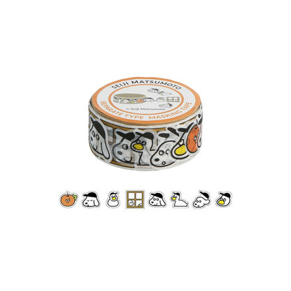S-79 | MARK'S x 松本セイジ DOG & DUCK紙膠帶貼紙 (限定版)